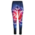 Om Sign Print High-Waisted Pocket Leggings