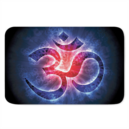 Om Sign Print Indoor Door Mat