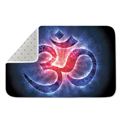 Om Sign Print Indoor Door Mat