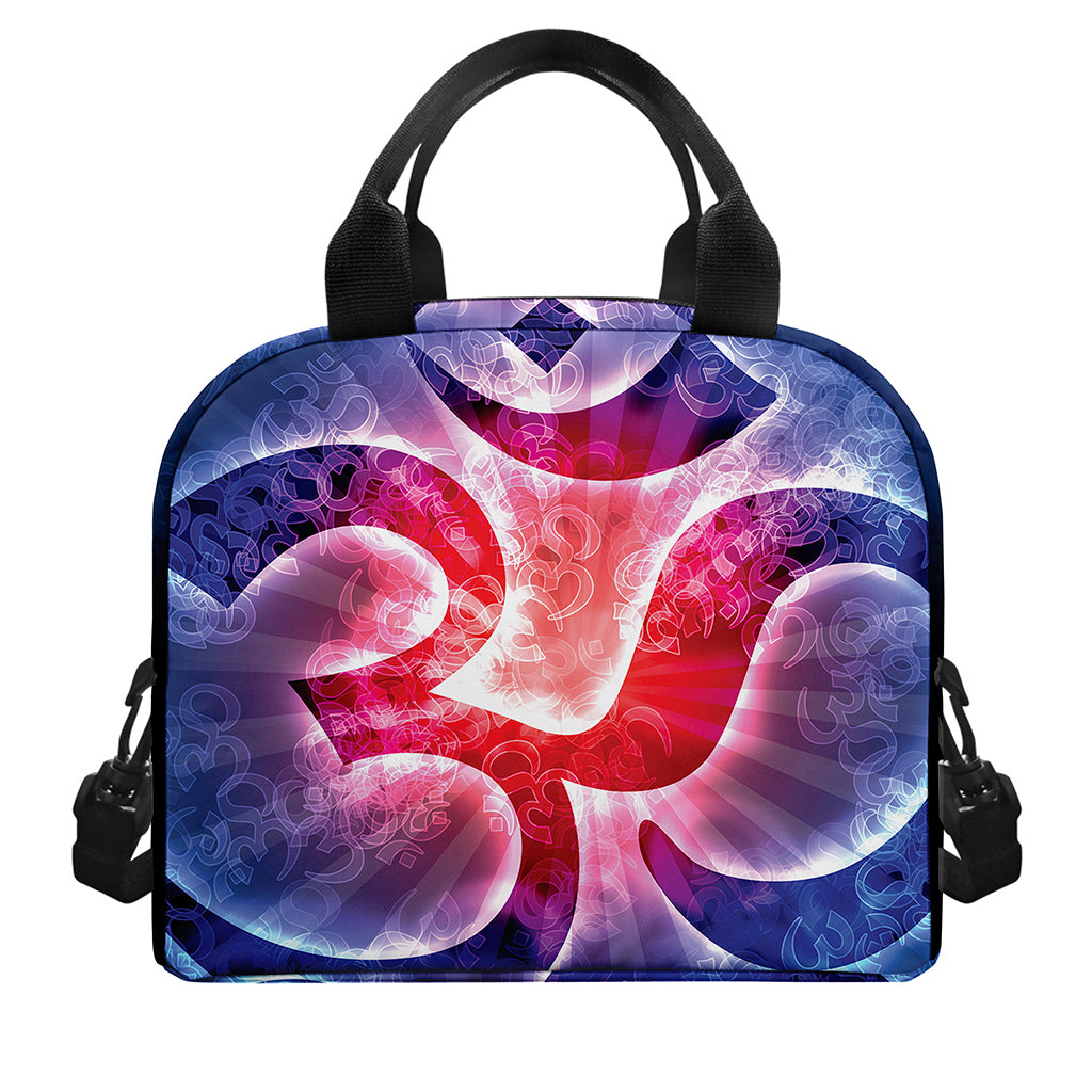 Om Sign Print Insulated Lunch Bag