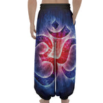 Om Sign Print Lantern Pants