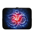 Om Sign Print Laptop Sleeve