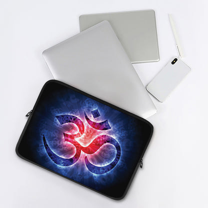Om Sign Print Laptop Sleeve