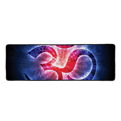 Om Sign Print Long Kitchen Mat