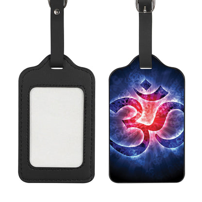 Om Sign Print Luggage Tag