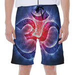 Om Sign Print Men's Beach Shorts