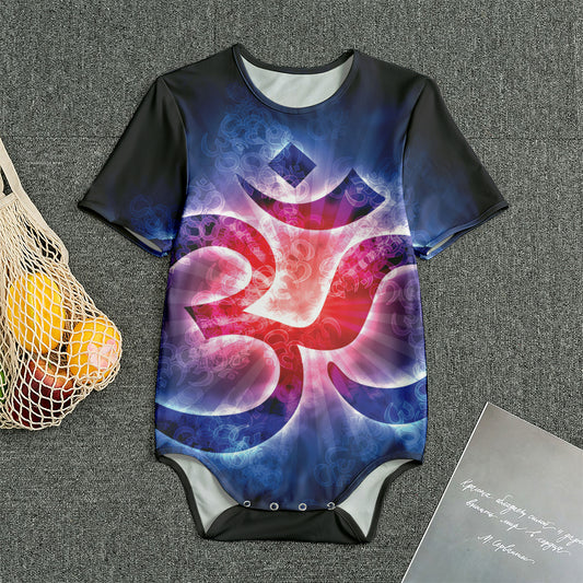 Om Sign Print Men's Bodysuit