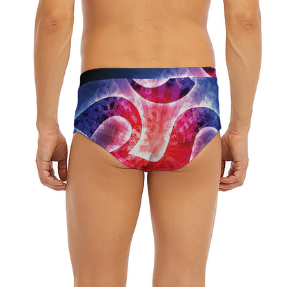 Om Sign Print Men's Briefs