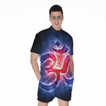 Om Sign Print Men's Rompers
