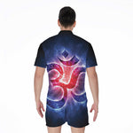 Om Sign Print Men's Rompers