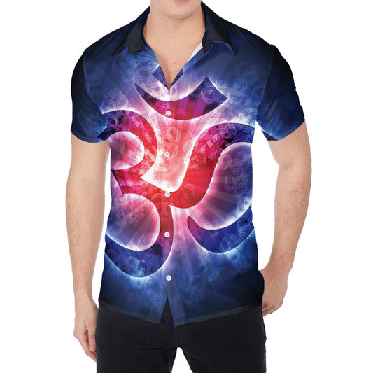 Om Sign Print Men's Shirt