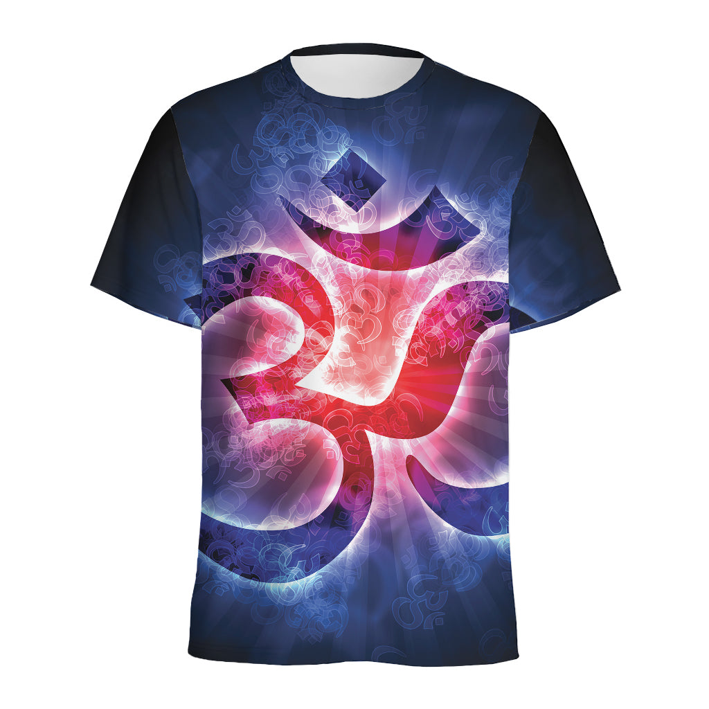 Om Sign Print Men's Sports T-Shirt