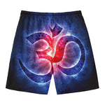 Om Sign Print Men's Swim Trunks