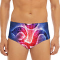 Om Sign Print Men's Triangle Swim Briefs