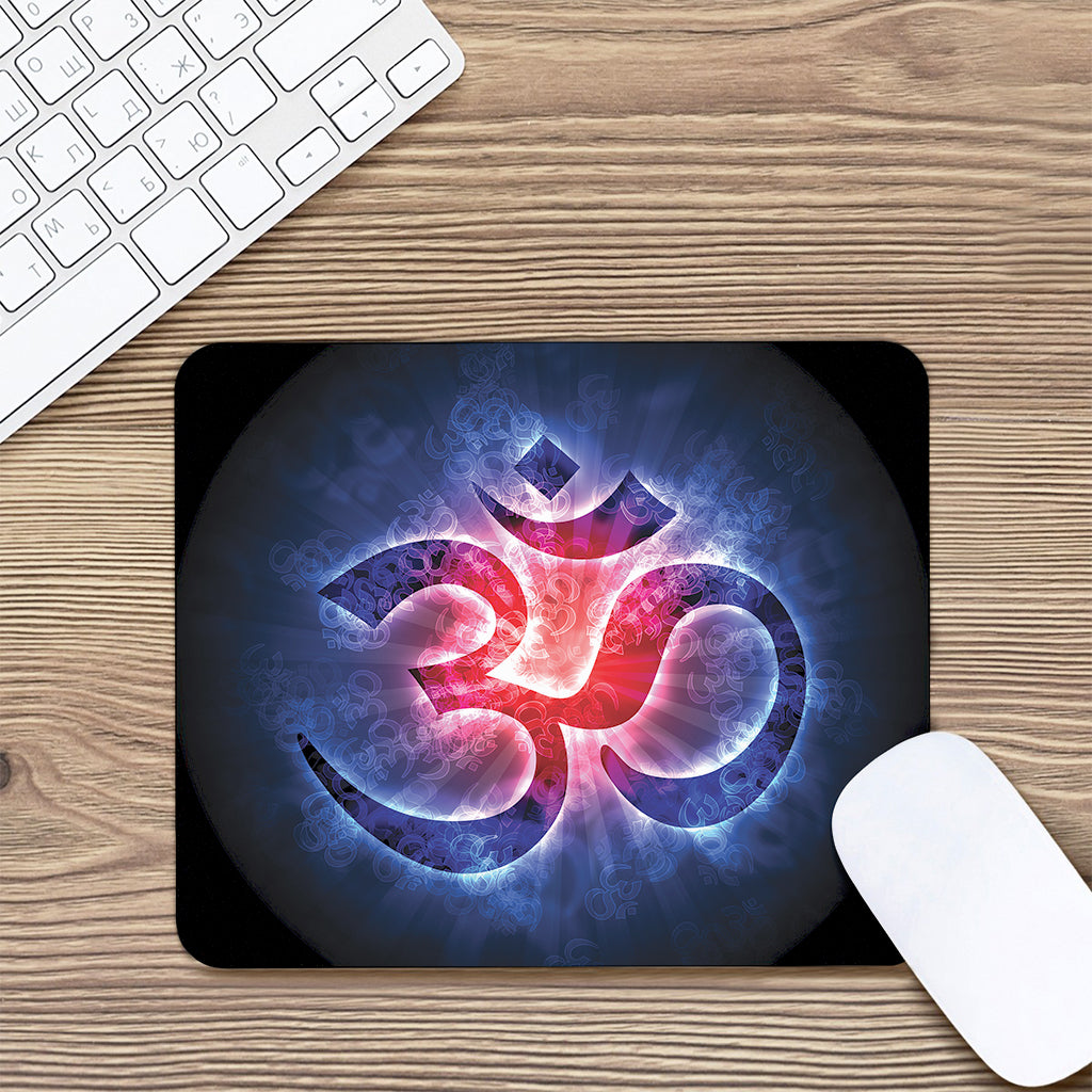 Om Sign Print Mouse Pad
