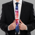 Om Sign Print Necktie