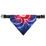 Om Sign Print Over The Collar Dog Bandana