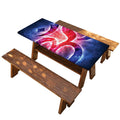 Om Sign Print Picnic Table Cover
