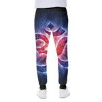 Om Sign Print Scuba Joggers