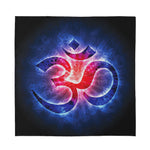 Om Sign Print Silk Bandana