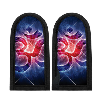 Om Sign Print Skillet Handle Cover