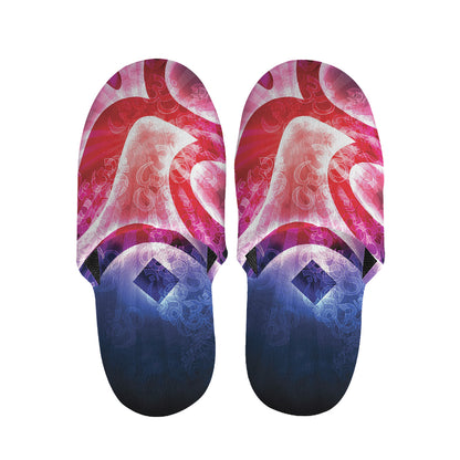 Om Sign Print Slippers