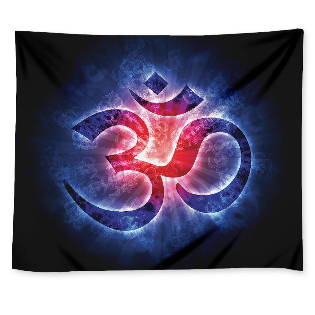Om Sign Print Tapestry