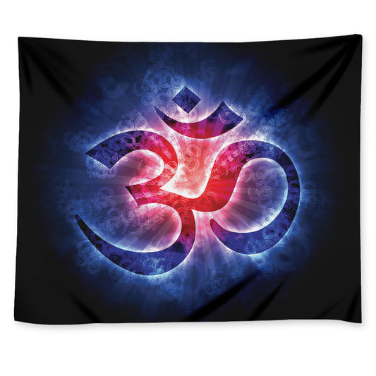 Om Sign Print Tapestry
