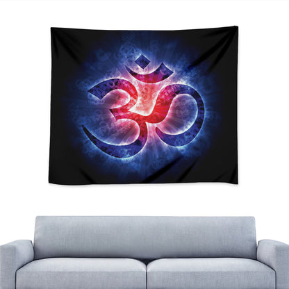 Om Sign Print Tapestry