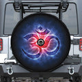 Om Sign Print Tire Cover With Camera Hole