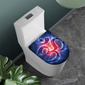 Om Sign Print Toilet Lid Cover