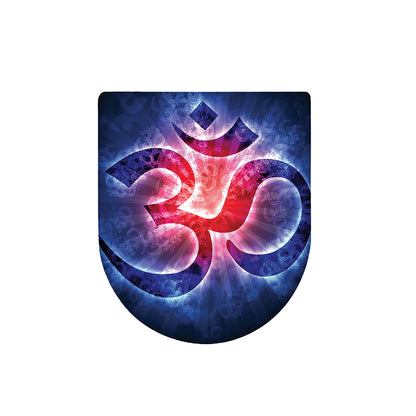 Om Sign Print Toilet Lid Cover