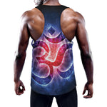 Om Sign Print Training Tank Top