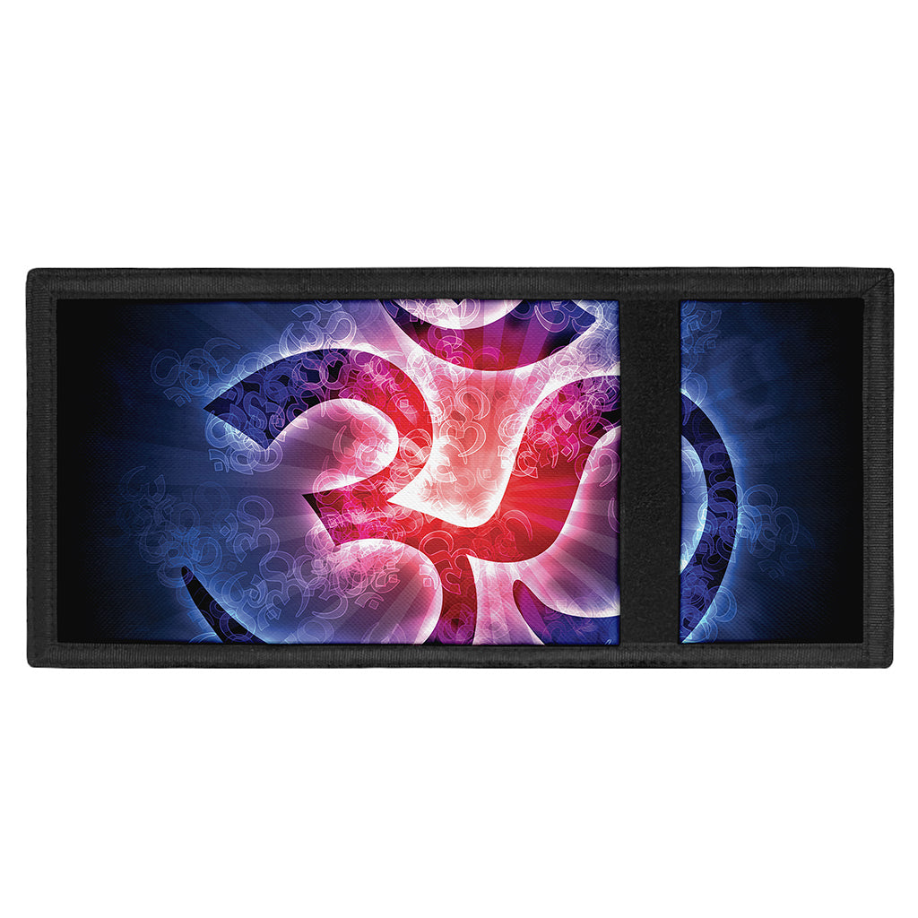 Om Sign Print Trifold Wallet