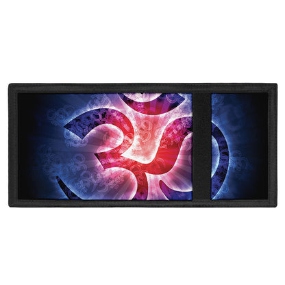 Om Sign Print Trifold Wallet