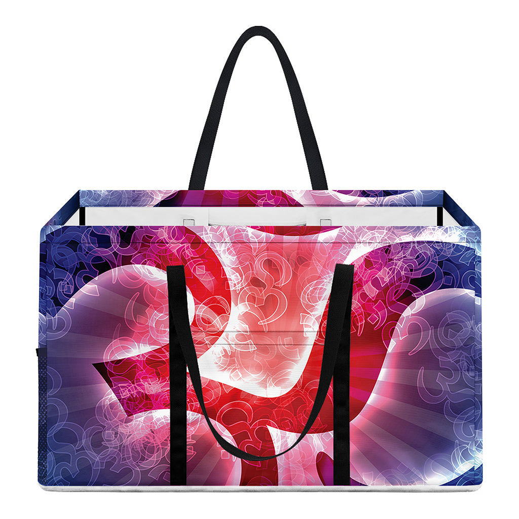 Om Sign Print Utility Tote Bag