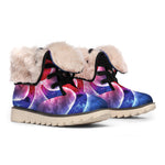 Om Sign Print Winter Boots