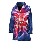 Om Sign Print Women's Bathrobe