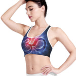 Om Sign Print Women's Sports Bra