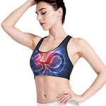 Om Sign Print Women's Sports Bra
