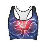 Om Sign Print Women's Sports Bra