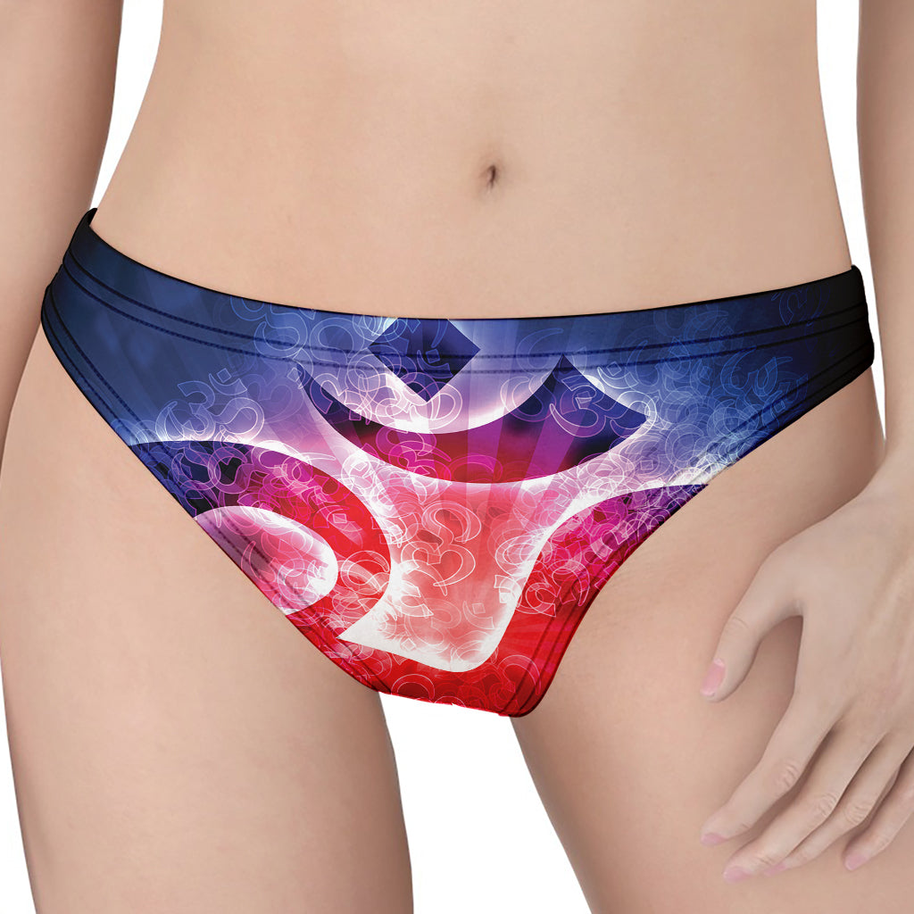 Om Sign Print Women's Thong