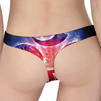 Om Sign Print Women's Thong