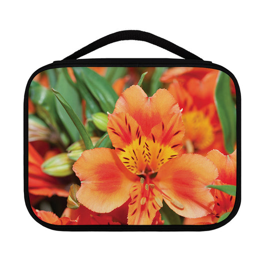 Orange Alstroemeria Print Classic Bible Case