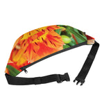 Orange Alstroemeria Print Fanny Pack