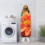 Orange Alstroemeria Print Ironing Board Cover