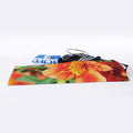 Orange Alstroemeria Print Sports Towel