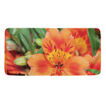 Orange Alstroemeria Print Towel