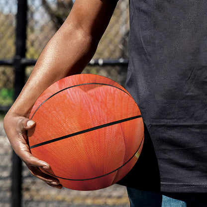 Orange Amaryllis Print Basketball