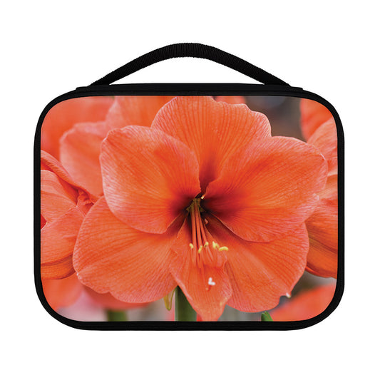 Orange Amaryllis Print Classic Bible Case